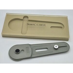 Sears Kenmore Vintage Mid Century Sewing Machine Buttonhole Attachment Case